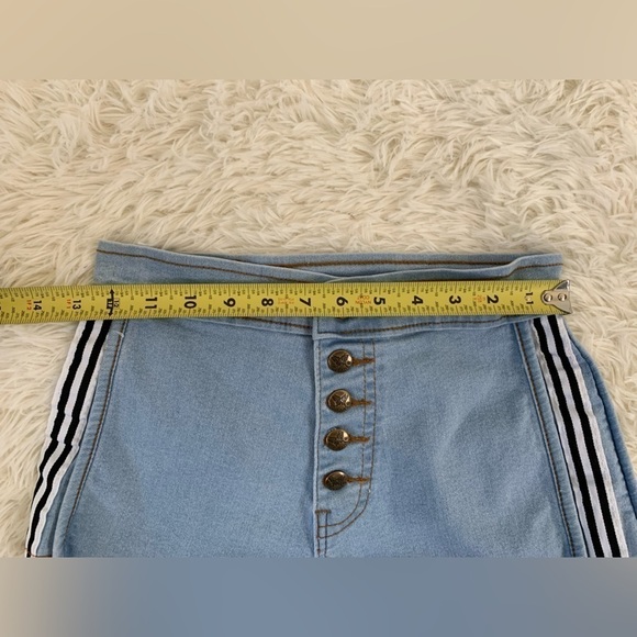 Y2k BB jeans shorts high waisted, L (junior) = Adult S - Picture 12 of 16